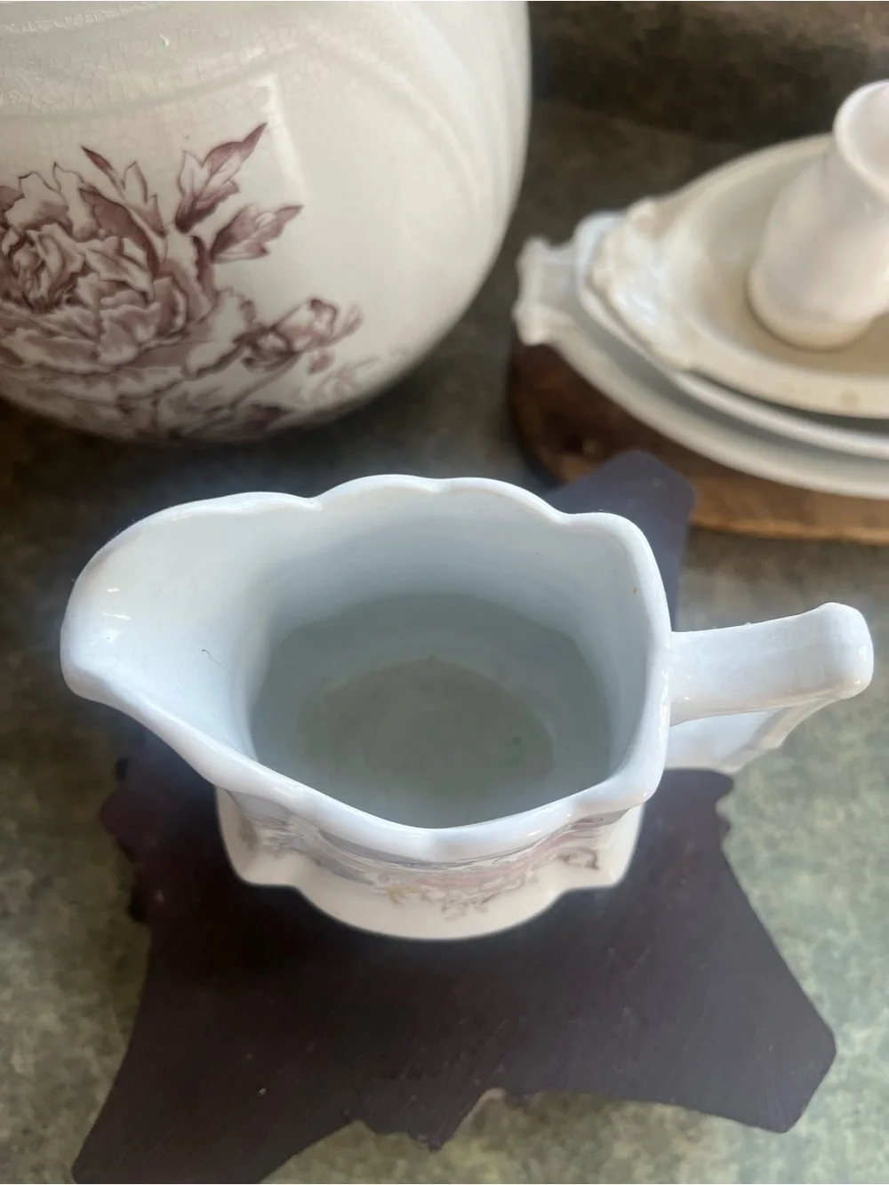 Johnson Bros. Ironstone Small Antique Pitcher